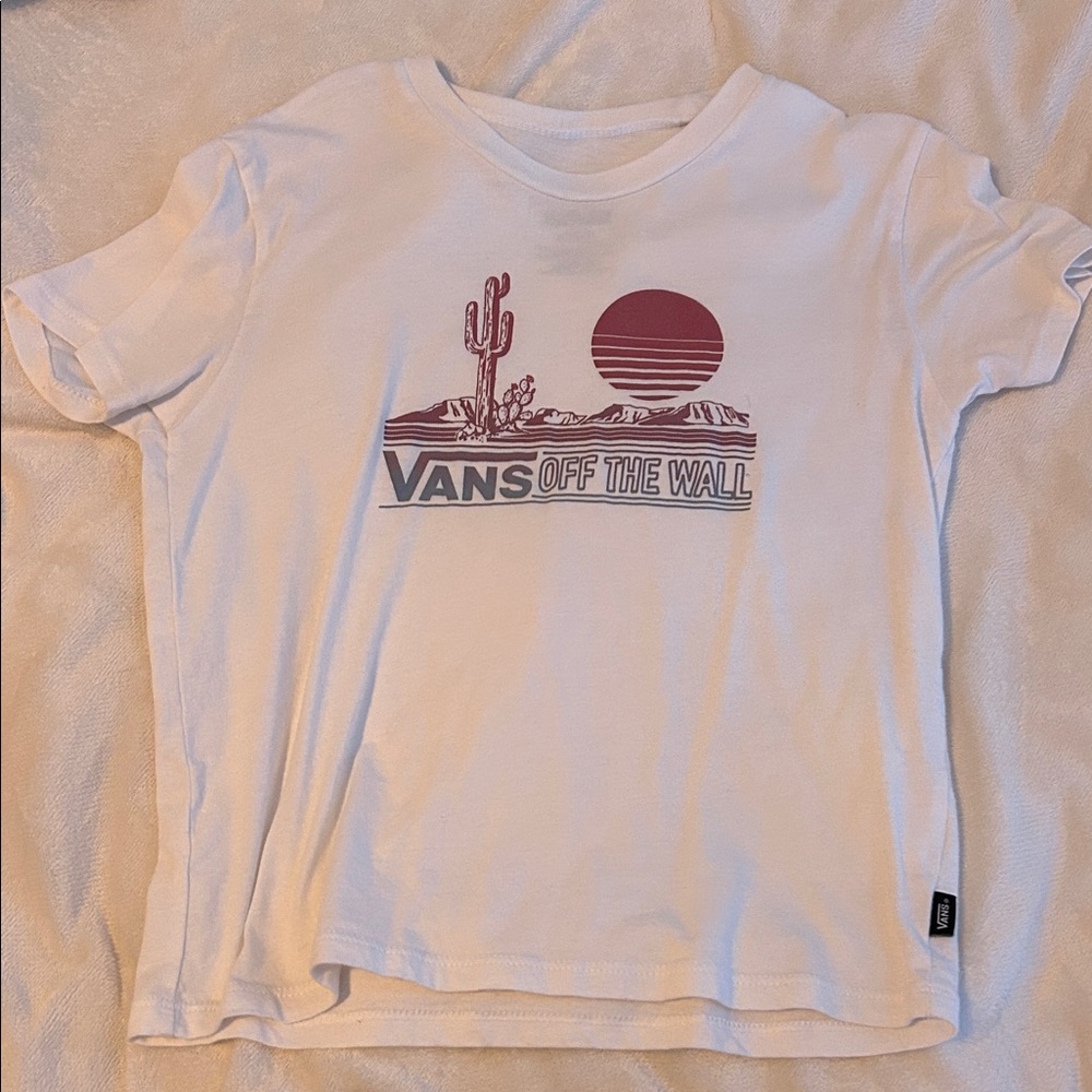 Vans womans White Desert Graphic Tee